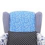 Sillón con diseño de retales de tela Patchwork en Sillones | Comprar online en Foru.es