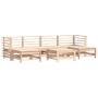 Juego de muebles de jardín 7 piezas madera maciza de pino de , Conjuntos de jardín - Ref: Foro24-3186396, Precio: 375,23 €, D...