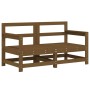 Juego de muebles jardín 7 pzas madera maciza pino marrón miel de , Conjuntos de jardín - Ref: Foro24-3186427, Precio: 441,32 ...