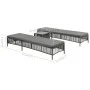 Sun loungers 2 units with brown synthetic rattan table by vidaXL, Loungers - Ref: Foro24-44456, Price: 348,17 €, Discount: %