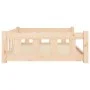Cama para perros madera maciza de pino 105,5x75,5x28 cm de , Camas para perros - Ref: Foro24-820202, Precio: 84,28 €, Descuen...