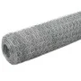 Chicken coop wire silver galvanized steel 25x1.2m by vidaXL, fence panels - Ref: Foro24-143328, Price: 41,65 €, Discount: %