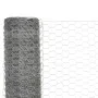 Chicken coop wire silver galvanized steel 25x1.2m by vidaXL, fence panels - Ref: Foro24-143328, Price: 41,65 €, Discount: %