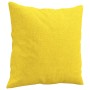 Sofá de 2 plazas con cojines tela amarillo claro 120 cm de , Sofás - Ref: Foro24-3200906, Precio: 217,79 €, Descuento: %