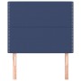 Cabeceros 2 unidades de tela azul 80x5x78/88 cm de , Cabeceros y pies de cama - Ref: Foro24-3116172, Precio: 44,78 €, Descuen...