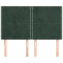 Cabeceros 4 unidades terciopelo verde oscuro 72x5x78/88 cm de , Cabeceros y pies de cama - Ref: Foro24-3116243, Precio: 82,80...