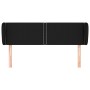 Cabecero de tela negro 147x23x78/88 cm de , Cabeceros y pies de cama - Ref: Foro24-3117004, Precio: 60,83 €, Descuento: %