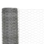 Alambrada de gallinero acero galvanizado plateado 25x1,5 m de vidaXL, Paneles de vallas - Ref: Foro24-143333, Precio: 64,58 €...