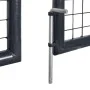 Gartengittertor aus grau verzinktem Stahl, 289 x 175 cm von vidaXL, Gartentore - Ref: Foro24-143366, Preis: 453,02 €, Rabatt: %