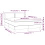 Cama box spring con colchón terciopelo rosa 140x200 cm de , Camas y somieres - Ref: Foro24-3127438, Precio: 418,14 €, Descuen...
