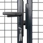 Galvanized steel garden mesh gate gray 289x150 cm by vidaXL, garden gates - Ref: Foro24-143365, Price: 434,43 €, Discount: %