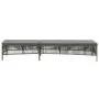 Tumbona con cojín de ratán sintético gris de vidaXL, Tumbonas - Ref: Foro24-44455, Precio: 129,34 €, Descuento: %