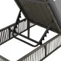 Lounger with gray synthetic rattan cushion by vidaXL, Loungers - Ref: Foro24-44455, Price: 129,34 €, Discount: %