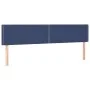 Box spring bed with blue fabric mattress 160x200 cm by , Beds and slatted bases - Ref: Foro24-3140551, Price: 460,67 €, Disco...