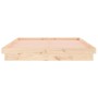 Estructura de cama con LED madera maciza 140x200 cm de , Camas y somieres - Ref: Foro24-819972, Precio: 143,34 €, Descuento: %