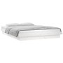 Estructura de cama con LED madera maciza blanca 120x190 cm de , Camas y somieres - Ref: Foro24-820008, Precio: 157,07 €, Desc...