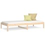 Sofá cama madera maciza de pino 80x200 cm de , Camas y somieres - Ref: Foro24-820417, Precio: 79,81 €, Descuento: %