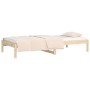 Sofá cama madera maciza de pino 80x200 cm de , Camas y somieres - Ref: Foro24-820417, Precio: 79,81 €, Descuento: %