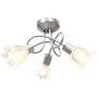 Lámpara de techo con pantallas vidrio tulipán 3 bombillas E14 de , Apliques de techo - Ref: Foro24-289227, Precio: 39,87 €, D...