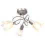 Lámpara de techo con pantallas vidrio tulipán 3 bombillas E14 de , Apliques de techo - Ref: Foro24-289227, Precio: 38,19 €, D...