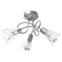 Lámpara de techo con pantallas vidrio tulipán 3 bombillas E14 de , Apliques de techo - Ref: Foro24-289227, Precio: 38,19 €, D...