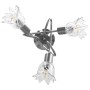 Lámpara de techo con pantallas vidrio tulipán 3 bombillas E14 de , Apliques de techo - Ref: Foro24-289227, Precio: 38,19 €, D...