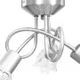 Lámpara de techo con pantallas vidrio tulipán 3 bombillas E14 de , Apliques de techo - Ref: Foro24-289227, Precio: 39,87 €, D...