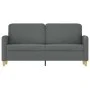 Sofá de 2 plazas de tela gris oscuro 140 cm de , Sofás - Ref: Foro24-359479, Precio: 209,72 €, Descuento: %
