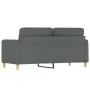 Sofá de 2 plazas de tela gris oscuro 140 cm de , Sofás - Ref: Foro24-359479, Precio: 209,72 €, Descuento: %