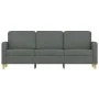 Dreisitziges dunkelgraues Stoffsofa, 180 cm. von , Sofas - Ref: Foro24-359487, Preis: 271,61 €, Rabatt: %