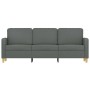 Sofá de 3 plazas de tela gris oscuro 180 cm de , Sofás - Ref: Foro24-359487, Precio: 297,03 €, Descuento: %