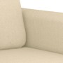 Juego de sofás con cojines 2 piezas tela crema de , Sofás - Ref: Foro24-3202120, Precio: 469,02 €, Descuento: %