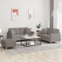 Juego de sofás con cojines 3 piezas tela gris taupe de , Sofás - Ref: Foro24-3202117, Precio: 492,77 €, Descuento: %
