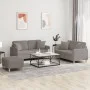 Three-piece sofa set with gray taupe fabric cushions by , Sofas - Ref: Foro24-3202117, Price: 484,31 €, Discount: %