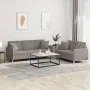 Juego de sofás con cojines 2 piezas tela gris taupe de , Sofás - Ref: Foro24-3202141, Precio: 481,50 €, Descuento: %