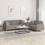 Juego de sofás con cojines 2 piezas tela gris taupe de , Sofás - Ref: Foro24-3202141, Precio: 498,35 €, Descuento: %