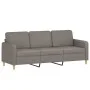 Sofa set with 2 pieces of gray taupe fabric cushions by , Sofas - Ref: Foro24-3202141, Price: 481,50 €, Discount: %