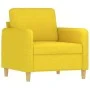 Juego de sofás con cojines 4 piezas tela amarillo claro de , Sofás - Ref: Foro24-3202067, Precio: 640,78 €, Descuento: %