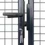 Puerta de malla de jardín acero galvanizado gris 289x100 cm de vidaXL, Puertas de jardín - Ref: Foro24-143363, Precio: 231,94...