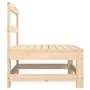 Zentrale Gartensofas 2 Einheiten aus massivem Kiefernholz von , Modulare Sofas für den Außenbereich - Ref: Foro24-825513, Pre...