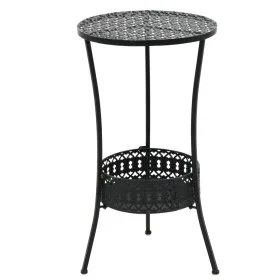 VidaXL Black Metal Bistro Table 40x70 cm by vidaXL, Garden tables - Ref: Foro24-245939, Price: 54,97 €, Discount: %