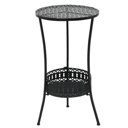 VidaXL Black Metal Bistro Table 40x70 cm by vidaXL, Garden tables - Ref: Foro24-245939, Price: 54,97 €, Discount: %
