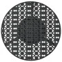VidaXL Black Metal Bistro Table 40x70 cm by vidaXL, Garden tables - Ref: Foro24-245939, Price: 54,97 €, Discount: %
