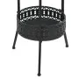 VidaXL Black Metal Bistro Table 40x70 cm by vidaXL, Garden tables - Ref: Foro24-245939, Price: 54,97 €, Discount: %