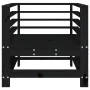Sillones de jardín 2 unidades madera maciza pino negro de , Sofás modulares de exterior - Ref: Foro24-825629, Precio: 128,24 ...