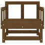 Sillones de jardín 2 unidades madera maciza pino marrón miel de , Sofás modulares de exterior - Ref: Foro24-825390, Precio: 1...