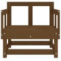 Sillones de jardín 2 unidades madera maciza pino marrón miel de , Sofás modulares de exterior - Ref: Foro24-825390, Precio: 1...