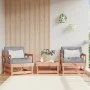 Garden armchairs 2 units solid Douglas wood by , Modular outdoor sofas - Ref: Foro24-825392, Price: 96,99 €, Discount: %