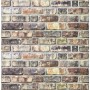 Paneles de pared 3D diseño de ladrillo 11 uds EPS multicolor de , Recubrimiento de paredes - Ref: Foro24-147204, Precio: 158,...