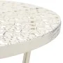 Mesa bistró estilo vintage metal redonda 40x70 cm blanca de vidaXL, Mesas de cocina y de comedor - Ref: Foro24-245938, Precio...